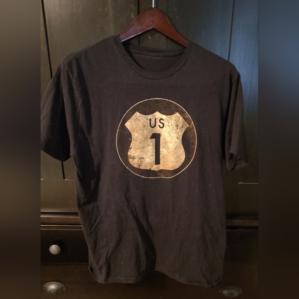 Black Graphic T-Shirt US 1